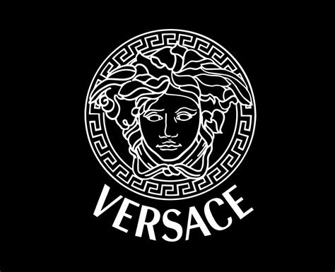 black and white versace